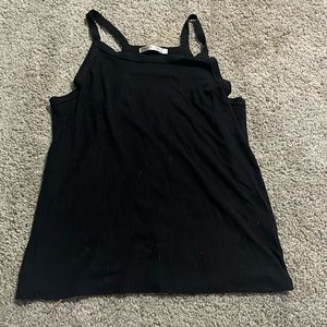 Heart and Hips  black tank top in a size XL